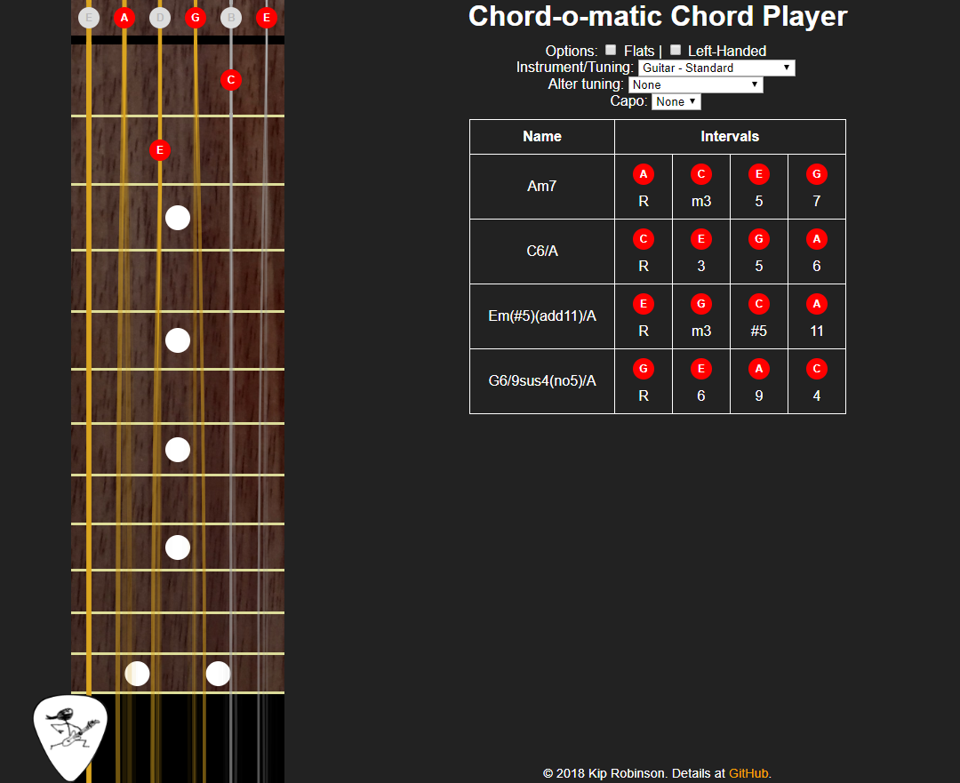 Chord-o-matic screenshot